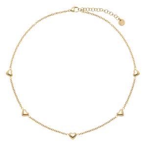 Collana in Acciaio giallo da donna con cuori Essential Woman Liu Jo LJ3194