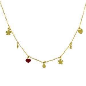 Collana in argento Charm-ant della collezione Tortona Cuori Milano 