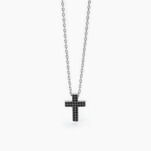 Collana da uomo in argento con croce pendente MYSTICAL 553575 - gallery