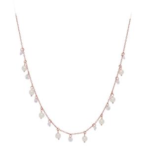 Collana in argento rosa e perle Space Pearl Cuori Milano - gallery