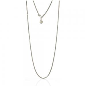 Collana Unoaerre in bronzo Silver con catena Tubolare tonda - gallery