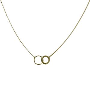 Collana in oro giallo con intreccio  - gallery