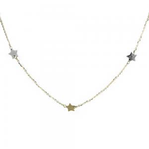 Collana in oro giallo con Stelle  - gallery