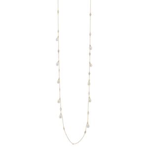 Collana lunga da Donna in Argento perle crystal collezione Bonton Marcello Pane  - gallery