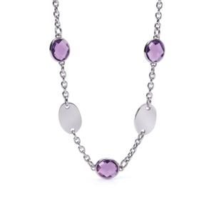 Collana lunga Donna 2Jewels in Acciaio e Viola - gallery