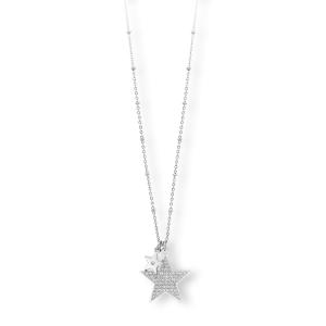 Collana lunga Donna 2Jewels in Acciaio Stelle con cristalli 251745 - gallery