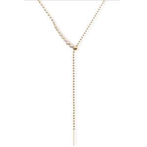Collana lunga in Acciaio giallo da donna Collezione Stones  Liu Jo LJ2828