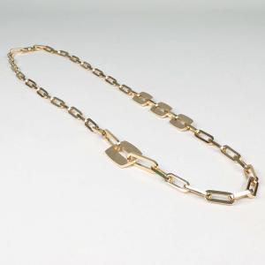 Collana Lunga Rebecca in bronzo giallo della collezione Cult Loquet BR1KOO08 - gallery