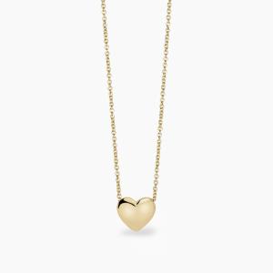 Collana Mabina in argento placcato oro con cuore 553741