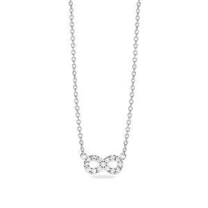 Collana Mabina MY DIAMOND in argento con infinito in diamanti lab-grown 0,009 carati 553922