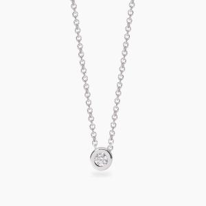 Collana Mabina MY DIAMOND in argento Punto Luce cipollina con Diamanti Lab-Grown 0.08 ct 553807 - gallery