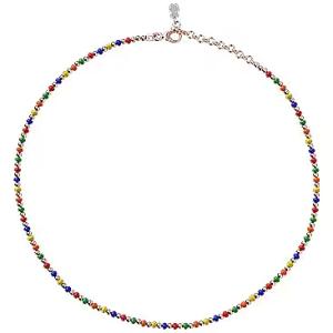 Collana Nanan da bambina in argento Sfere Rainbow NAN0302