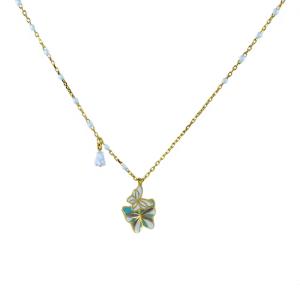Collana Nanan in argento dorato con farfalla NAN0570
