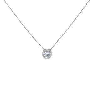 Collana Punto Luce Cipollina media con diamante ct 0.08 G VS  - gallery