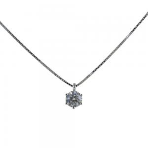 Collana Punto Luce diamante medio a sei griffes da 0.40 carati