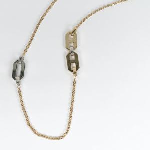 Collana Rebecca in Alluminio giallo lunga BR4KBO07