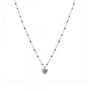 Collana Rebecca in argento con cuore - jolie SJOKAA75