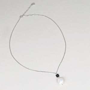 Collana Rebecca in argento con perla pendete SR1KBP02 - gallery
