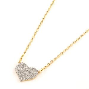 Collana Rebecca in argento giallo con cuore SJLKCO13