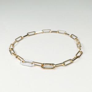 Collana Rebecca in bronzo giallo della collezione Cult BR1KOO02