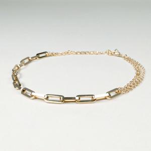 Collana Rebecca in bronzo giallo della collezione Cult piccola mix BR1KOO05 - gallery