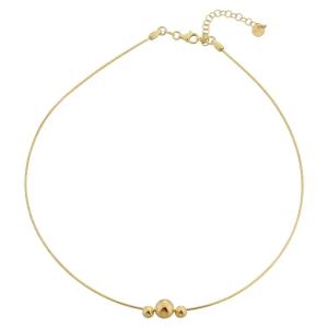 Collana Rigida da Donna in Argento collezione Petite Boules Marcello Pane  - gallery