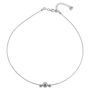 Collana Rigida da Donna in Argento collezione Petite Boules Marcello Pane  - gallery