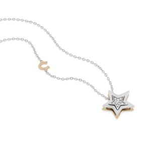 Collana Stella Comete Gioielli con diamanti GLB 1448 - gallery