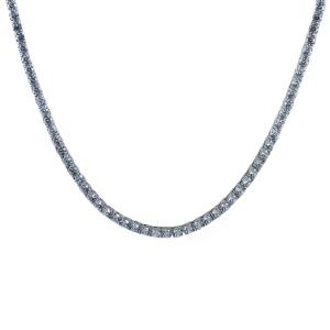 Collana Tennis in argento con zirconi 