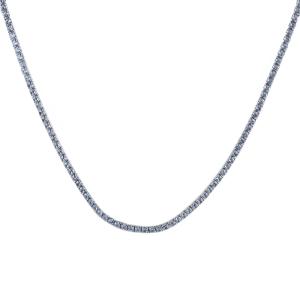 Collana Tennis in argento con zirconi 