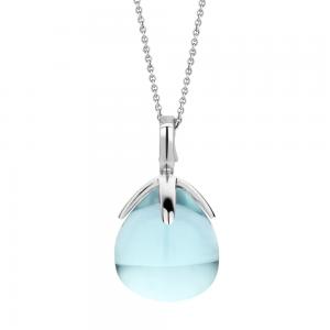 Collana Ti Sento Milano Donna cristallo azzurro in argento 6762WB - gallery