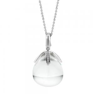 Collana Ti Sento Milano Donna cristallo bianco in argento 6763TC