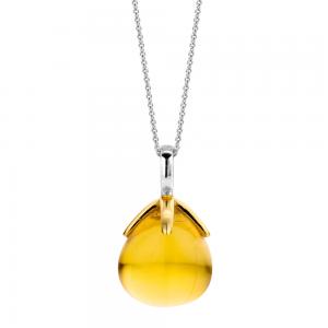 Collana Ti Sento Milano Donna cristallo giallo in argento 6762TY