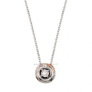 Collier Salvini collezione Charade Solitario in oro e Diamanti ct 0.35 G - gallery