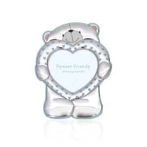 Cornice portafoto celeste Forever Friends Teddy Bear Heart Collection  - gallery