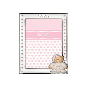 Cornice portafoto Tato Nanan in Argento laminato da bambina 9 x 13 cm NCO0029 - gallery