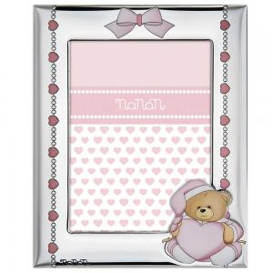 Cornice portafoto Tato Nanan in Argento laminato da bambina NCO0005 - gallery