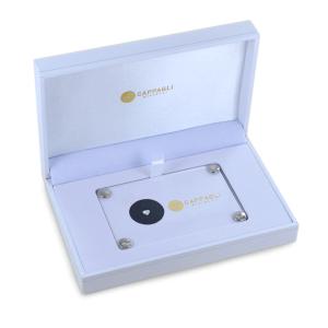 Diamante taglio Cuore in Blister per carati 0.16 colore F purezza VS