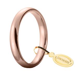 Fede Comoda UnoAerre 3.50 mm in oro rosa - gallery