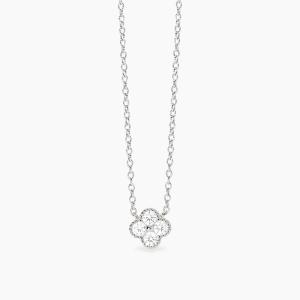 Girocollo Mabina con fiore in zirconi bianchi Jasmine 553791