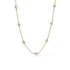 Girocollo Mabina in argento dorato Spotlight 553456