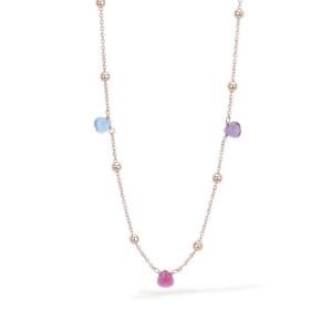 Collana Mabina in argento Rosato Beauty Code 553348 - gallery