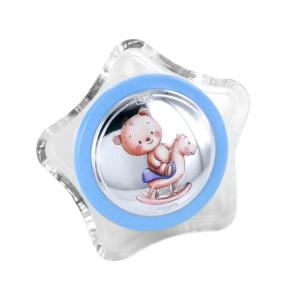 Luce notturna da bambino a forma di stella con orsetto 
