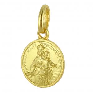 Medaglia in oro giallo Madonna Ausiliatrice 10 mm - gallery