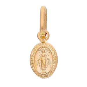 Medaglia Madonna Miracolosa Mini in oro rosa - gallery