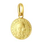 Medaglia Padre Pio in oro giallo 10 mm - gallery