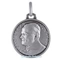 Medaglia religiosa in argento Papa Giovanni Paolo II 18 mm