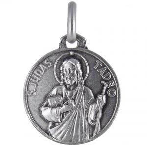 Medaglia san Giuda Taddeo in argento 14 mm - gallery