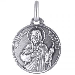 Medaglia san Giuda Taddeo in argento 16 mm