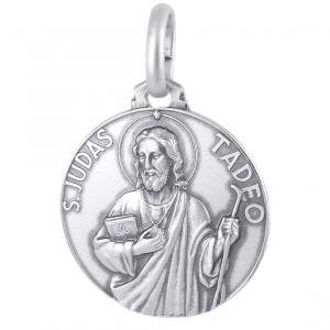 Medaglia san Giuda Taddeo in argento 21 mm